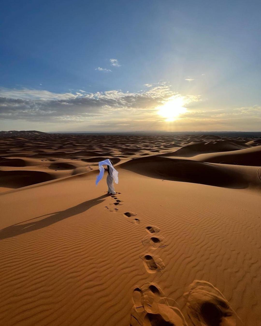 ホテル Sahara Luxury Camp メルズーガ エクステリア 写真