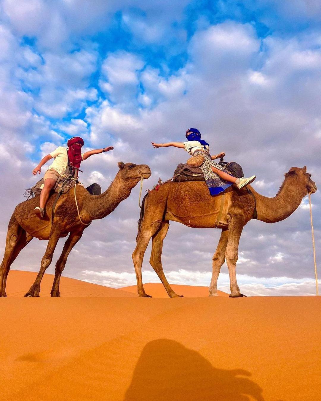 ホテル Sahara Luxury Camp メルズーガ エクステリア 写真