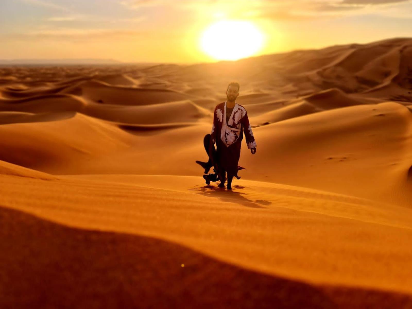 ホテル Sahara Luxury Camp メルズーガ エクステリア 写真